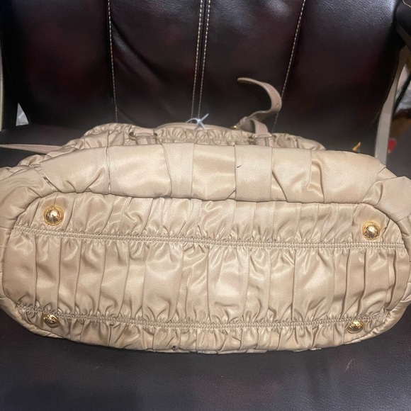 Prada Tessuto Ruched Shoulder Bag - Picture 8 of 9